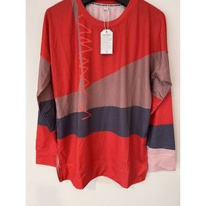 Exclusive Women’s Sz Large T-shirt Red Graphic Cotton NEW w Tag